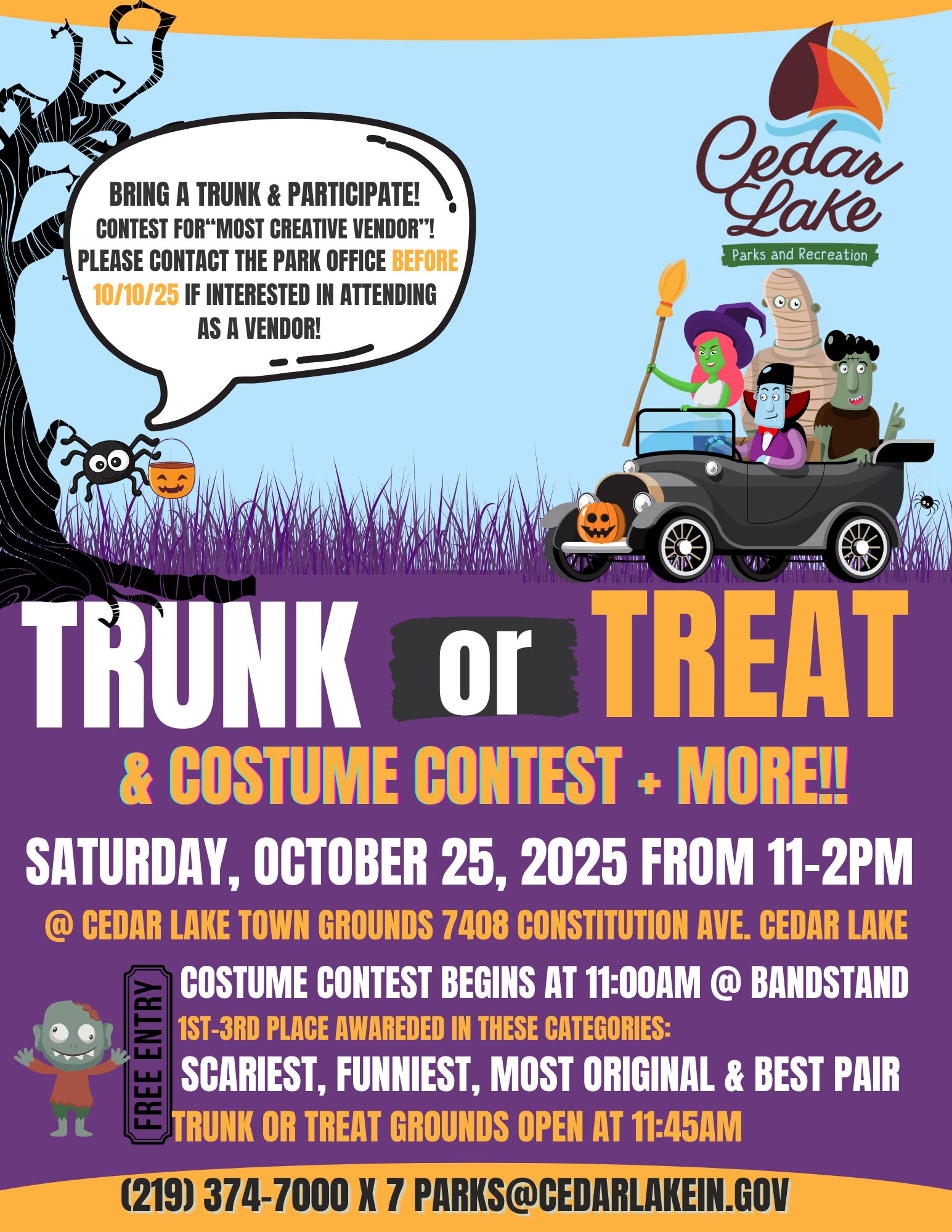 Trunk or Treat & Costume Contest