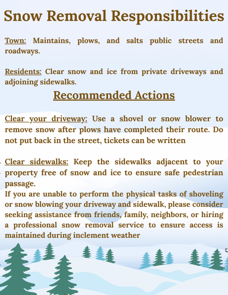 Snow Removal Responsibilities Flyer