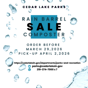 2026 Cedar Lake Rain Barrel and Composter Sale Flyer