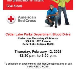 Blood Drive at Cedar Lake Monastery Clubhouse