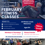 Fitness Premier February Fitness Classes Flyer