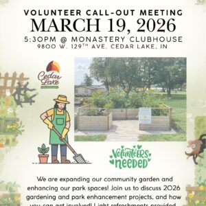 Flyer for the Community Garden Call Out Meeting on March 19, 2006 at 5:30pm.