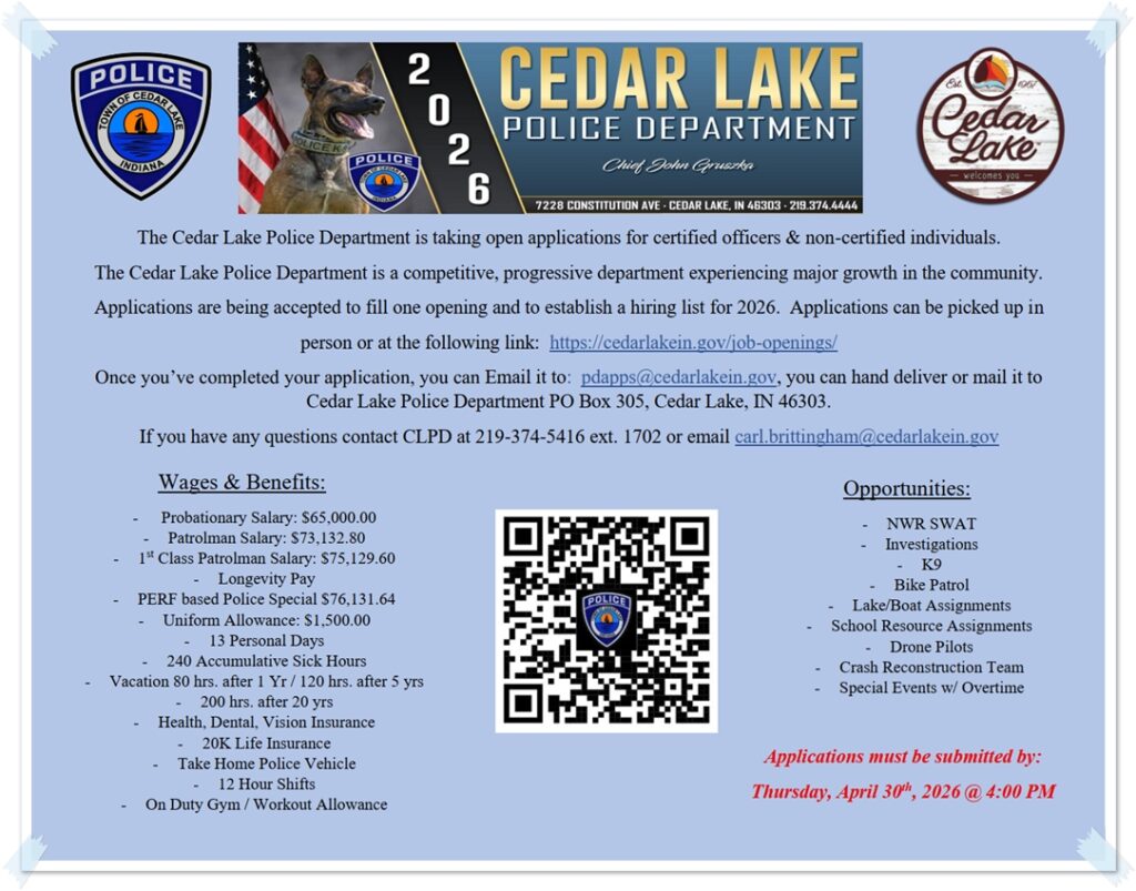 Application Flyer for 2026 containting same information as the text in the post.